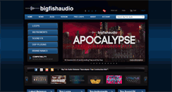 Desktop Screenshot of bigfishaudio.com
